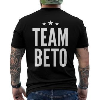 Team Beto Beto Orourke President 2020 Men's Back Print T-shirt | Mazezy