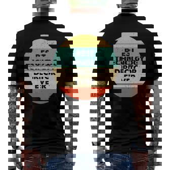 Technology Director Best Technology Director Ever Men's Back Print T-shirt | Mazezy