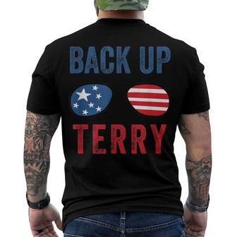 Back Up Terry Put It In Reverse Fireworks 4Th Of July V2 Men's T-shirt Back Print - Seseable