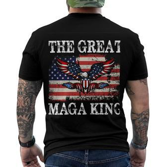 The Great Maga King The Return Of The Ultra Maga King Men's Crewneck Short Sleeve Back Print T-shirt - Monsterry DE