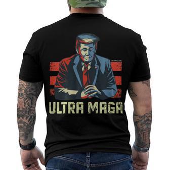 The Great Maga King Trump Ultra Proud Ultramaga Men's Crewneck Short Sleeve Back Print T-shirt | Favorety AU