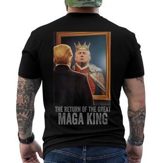 The Return Of The Great Maga King Anti Men's Crewneck Short Sleeve Back Print T-shirt | Favorety