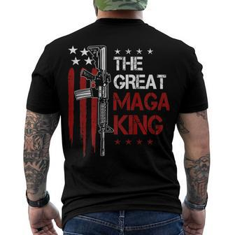 The Return Of The Great Ultra Maga King Men's Crewneck Short Sleeve Back Print T-shirt - Monsterry DE