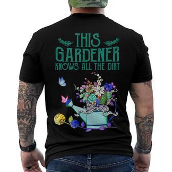 This Gardener Knows All The Dirt 555 Shirt Men's Crewneck Short Sleeve Back Print T-shirt | Favorety AU