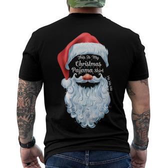 This Is My Christmas Pajama 877 Shirt Men's Crewneck Short Sleeve Back Print T-shirt | Favorety AU