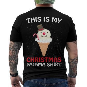 This Is My Christmas Pajama 879 Shirt Men's Crewneck Short Sleeve Back Print T-shirt | Favorety CA