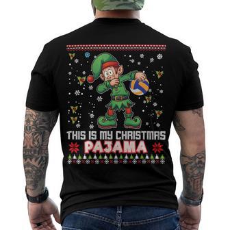 This Is My Christmas Pajama Volleyball 874 Shirt Men's Crewneck Short Sleeve Back Print T-shirt | Favorety AU