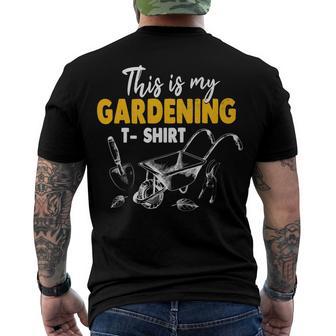 This Is My Gardening Garden Gardening 548 Shirt Men's Crewneck Short Sleeve Back Print T-shirt | Favorety AU