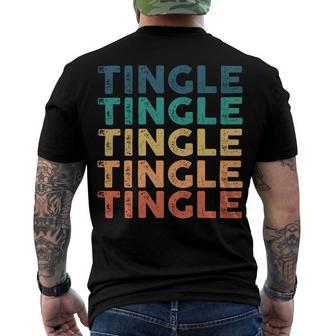 Tingle Name Shirt Tingle Family Name V2 Men's Crewneck Short Sleeve Back Print T-shirt - Monsterry UK