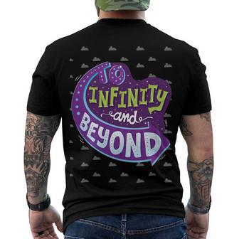 To Infinity And Beyond 491 Trending Shirt Men's Crewneck Short Sleeve Back Print T-shirt | Favorety