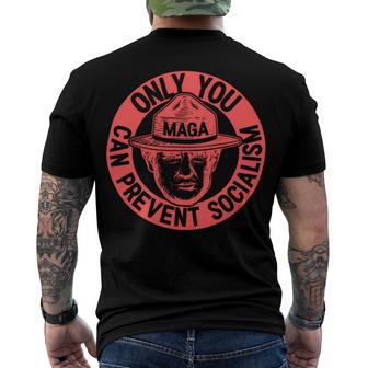 Ultra Maga 2024 Only You Can Prevent Socialism We The People 1776 2022 Red Men's Crewneck Short Sleeve Back Print T-shirt | Favorety AU