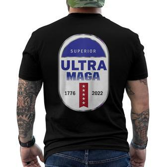 Ultra Maga 4Th Of July Raglan Baseball Tee Men's Back Print T-shirt | Mazezy