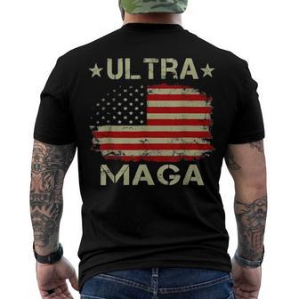 Ultra Maga And Proud Of It A Ultra Maga And Proud Of It V10 Men's Crewneck Short Sleeve Back Print T-shirt | Favorety DE