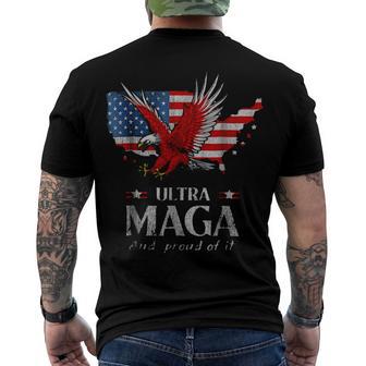 Ultra Maga And Proud Of It A Ultra Maga And Proud Of It V11 Men's Crewneck Short Sleeve Back Print T-shirt | Favorety