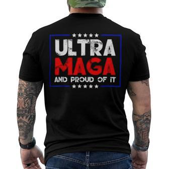 Ultra Maga And Proud Of It A Ultra Maga And Proud Of It V15 Men's Crewneck Short Sleeve Back Print T-shirt | Favorety UK