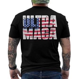 Ultra Maga And Proud Of It A Ultra Maga And Proud Of It V17 Men's Crewneck Short Sleeve Back Print T-shirt | Favorety UK
