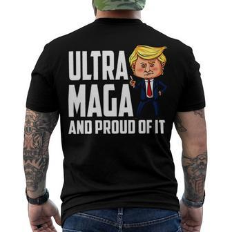 Ultra Maga And Proud Of It A Ultra Maga And Proud Of It V7 Men's Crewneck Short Sleeve Back Print T-shirt | Favorety UK