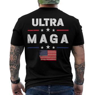 Ultra Maga And Proud Of It Ultra Maga V2 Men's Crewneck Short Sleeve Back Print T-shirt | Favorety UK