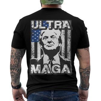 Ultra Maga And Proud Of It V26 Men's Crewneck Short Sleeve Back Print T-shirt | Favorety CA