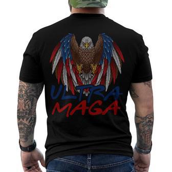 Ultra Maga Eagle Make America Great Aga Men's Crewneck Short Sleeve Back Print T-shirt | Favorety AU