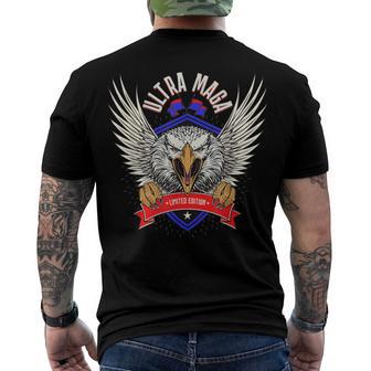 Ultra Maga Eagle Proud Ultra Maga Men's Crewneck Short Sleeve Back Print T-shirt | Favorety UK