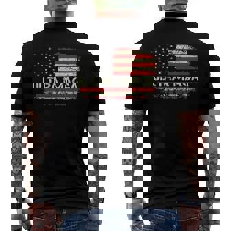 Mens Ultra Maga Proud Patriotic Republicans Proud Ultra Maga Men's Back Print T-shirt | Mazezy