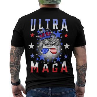 Ultra Maga The Return Of The Great Maga King V2 Men's Crewneck Short Sleeve Back Print T-shirt | Favorety DE