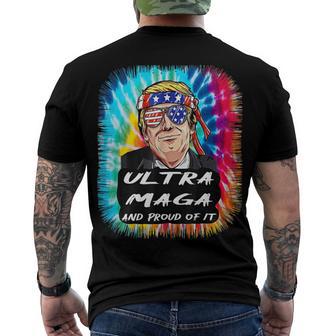 Ultra Maga Trump America Fun Tie Dye Men's Crewneck Short Sleeve Back Print T-shirt | Favorety DE