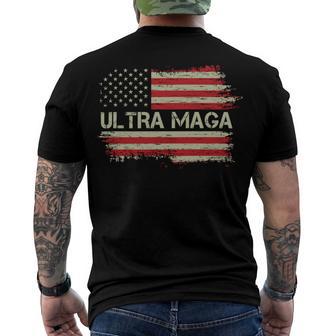 Ultra Maga Trump V2 Men's Crewneck Short Sleeve Back Print T-shirt | Favorety CA