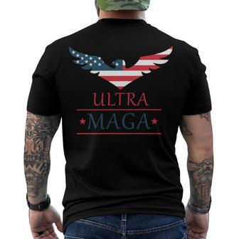 Ultra Maga United State Men's Crewneck Short Sleeve Back Print T-shirt | Favorety