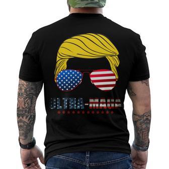 Ultra Maga Usa Maga Make America Great Again Men's Crewneck Short Sleeve Back Print T-shirt | Favorety AU