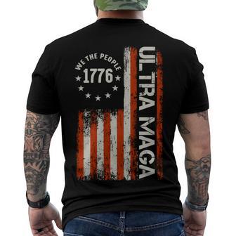 Ultra Maga V14 Men's Crewneck Short Sleeve Back Print T-shirt | Favorety