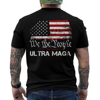 Ultra Maga We The People Classic Men's Crewneck Short Sleeve Back Print T-shirt | Favorety