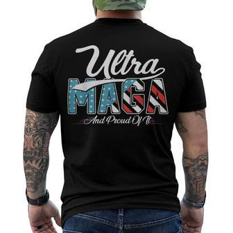 Ultra Mega And Proud Of It Pro Trump Patriotic Republicanultra Mega And Proud Of It Pro Trump Patriotic Republican Men's Crewneck Short Sleeve Back Print T-shirt - Monsterry