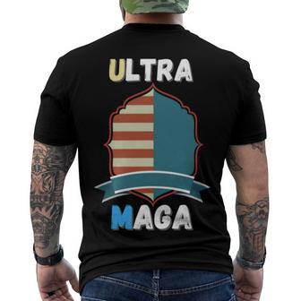 Ultra Mega Great Quote To Support Trump Men's Crewneck Short Sleeve Back Print T-shirt | Favorety