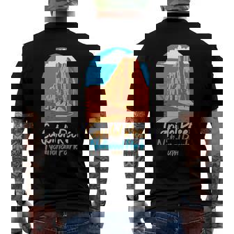 Utah National Park Usa Capitol Reef National Park Men's Back Print T-shirt | Mazezy