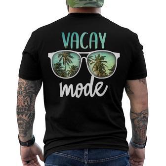 Vacay Mode Cute Vacation Summer Cruise Getaway Men's Crewneck Short Sleeve Back Print T-shirt | Favorety CA