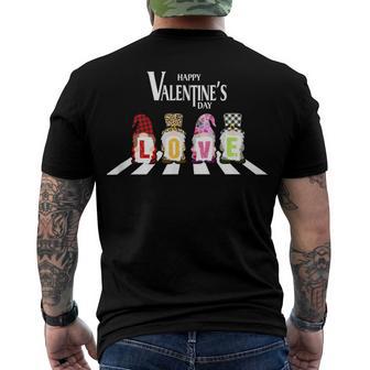 Valentinegnomecrosswalk Men's Crewneck Short Sleeve Back Print T-shirt | Favorety CA