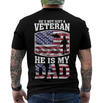 Veteran Dad 4Th Of July Or Labor Day Men's T-shirt Back Print - Seseable
