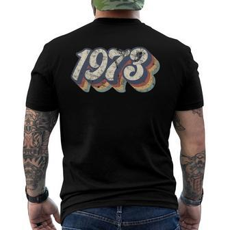 Vintage 1973 Pro Roe Vintage Retro Men's Back Print T-shirt | Mazezy
