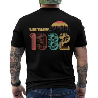 Vintage 1982 Sun Wilderness 40Th Birthday Men's Crewneck Short Sleeve Back Print T-shirt - Monsterry