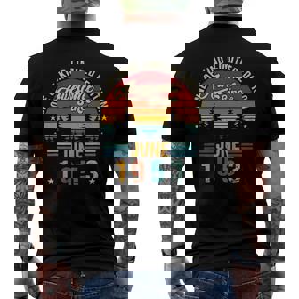 Vintage 69Th Birthday Awesome Since June 1953 Epic Legend Men's Back Print T-shirt | Mazezy