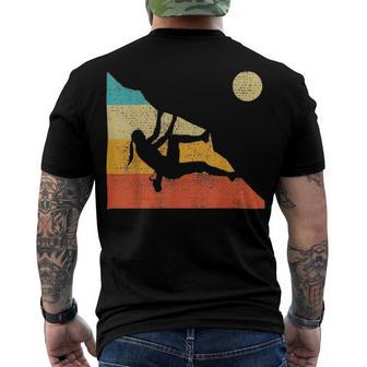 Vintage Retro Rock Climber 178 Shirt Men's Crewneck Short Sleeve Back Print T-shirt | Favorety DE