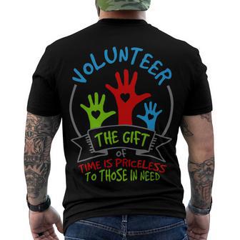 Volunteer - The Of Time Is Priceless 54 Trending Shirt Men's Crewneck Short Sleeve Back Print T-shirt | Favorety