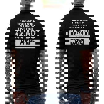 You Want Me To Listen Talk About Boxing - Boxing Men's T-shirt Back Print - Seseable