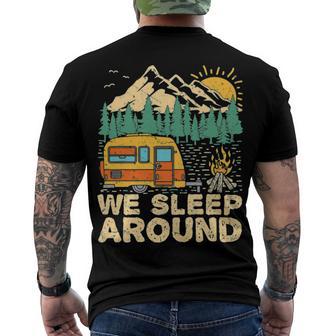 We Sleep Funny Camping Men's Crewneck Short Sleeve Back Print T-shirt | Favorety UK