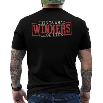 This Is What Winners Look Like Workout And Gym Men's Back Print T-shirt | Mazezy