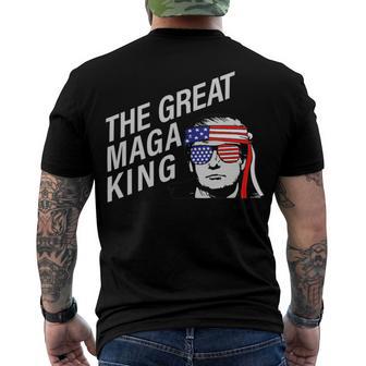 Womens The Great Maga King Trump Ultra Maga Men's Crewneck Short Sleeve Back Print T-shirt | Favorety AU