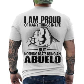 Abuelo Grandpa Nothing Beats Being An Abuelo Men's T-Shirt Back Print - Seseable