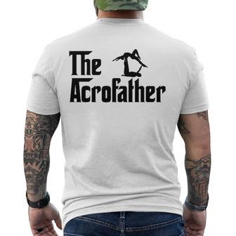 The Acroyoga Father Cool Acro Yoga Men's Back Print T-shirt | Mazezy